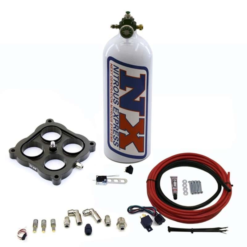 Nitrous Express — Nitrous Express Pumpless Water Injection 4500 Carburetor Plate
Water / Meth System
Wtr/MethInjSystm - view 1