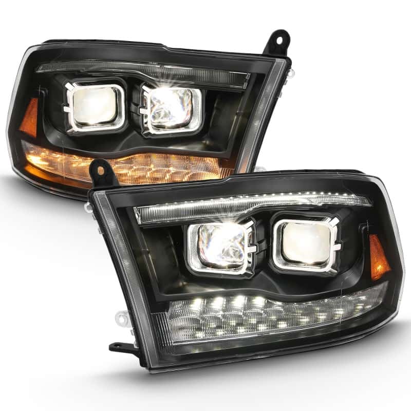 ANZO — ANZO 2009-2018 Dodge Ram 1500 Projector H.L. Switchback Chrome Amber
Head Light Set
HdLtSet - view 3