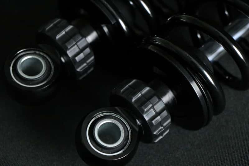 Ohlins — Ohlins 14-26 Harley FL Touring STX 36 Twin Blackline 12in Blk Reservoir Shocks - Heavy Duty Springs - view 5