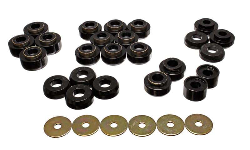 Energy Suspension — Energy Suspension GM Body Mount - Black
BodyMntBshKt - view 4