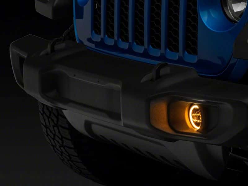 Raxiom — Raxiom 07-23 Jeep Wrangler JK & JL 20-23 Jeep Gladiator JT Axial Series LED Fog Lights w/ Halo
Lights - view 8