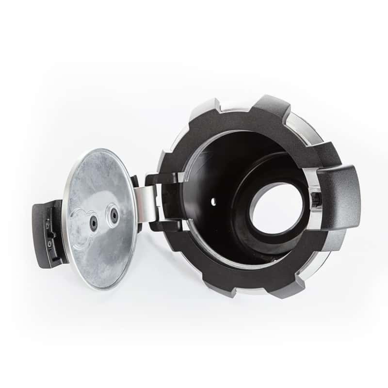 Rugged Ridge — Rugged Ridge Elite Fuel Door Non-Lock Brushed Alum 07-18 Jeep Wrangler JK
Fuel Filler Door - view 5