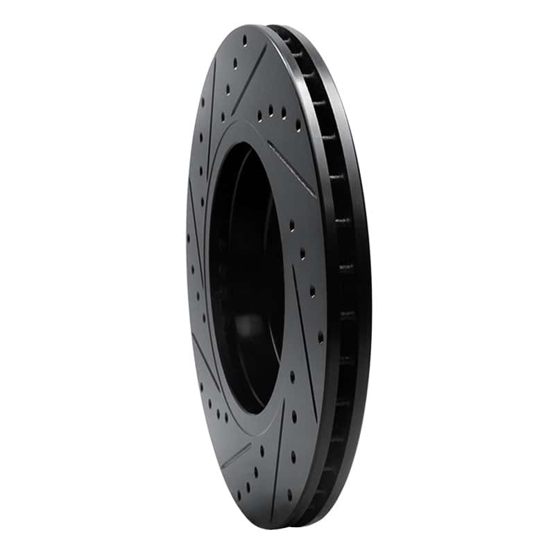 R1 Concepts — R1 01-08 BMW 330I Front Right Drilled & Slotted Black Brake Rotor
R1 Brake Rotor Drill - view 4