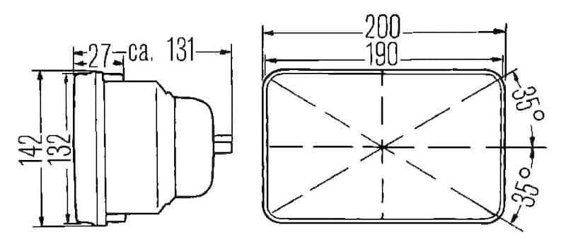 Hella — Hella Headlamp Insert Esh Fapo 1Ae - view 4