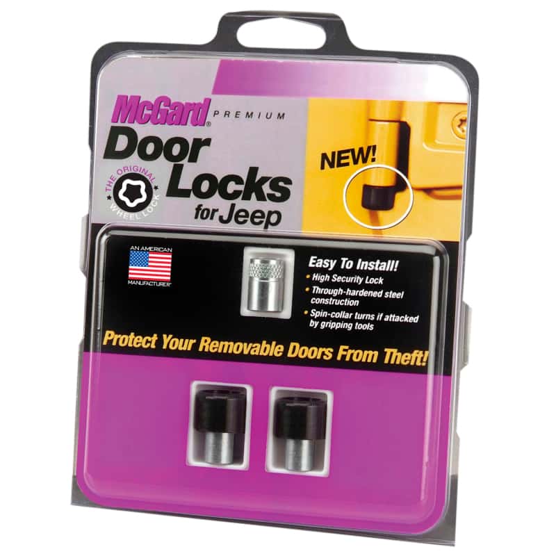 McGard — McGard 07-17 Jeep Wrangler JK / Unlimited JK 2-Door Lock Set - (2 Locks) - view 3