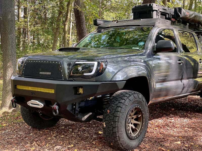 Body Armor 4x4 — Body Armor 4x4 05-15 Toyota Tacoma Pro Series Front Winch Bumper
Front Bumper - view 7