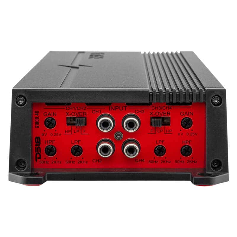 DS18 — DS18 4-Channel Amplifier 2x 430/4ohm Bridge 4 x 230/2ohm 4 x 150/4ohm Watts RMS - view 3