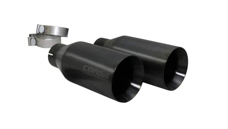 CORSA Performance — Corsa 2019-2024 Ram 1500 5.7L Crew Cab w/ 57in or 76in Bed Cat-Back Dual Rr Exit 5in Gun Metal Tips
Exhaust - view 2
