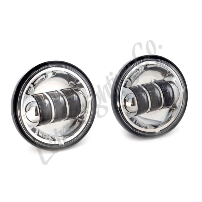 Letric Lighting — Letric Lighting 4.5in Led Passing Lamps Chr - view 1