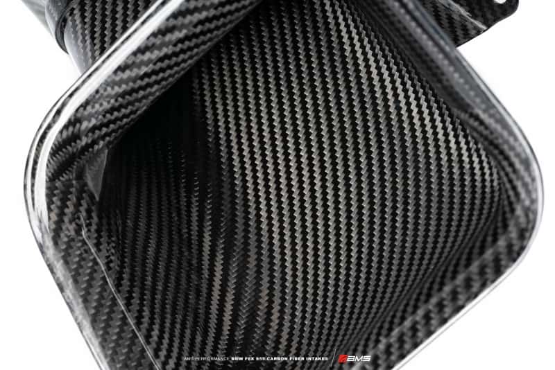 AMS — AMS Performance 15-18 BMW M3 / 15-20 BMW M4 w/ S55 3.0L Turbo Engine Carbon Fiber Intake - view 15