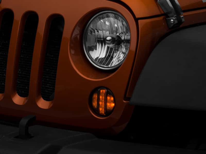 Raxiom — Raxiom 07-18 Jeep Wrangler JK Axial Series LED Front Turn Signals (Smoked)
Lights - view 9