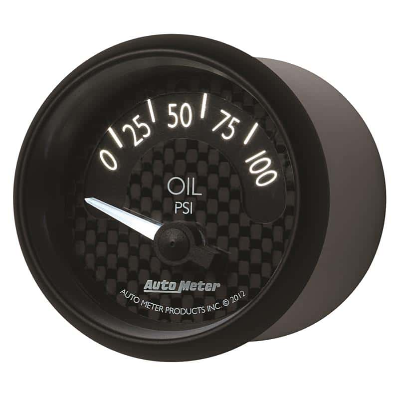 AutoMeter — Autometer GT Series 52mm Short Sweep Electronic 0-100 psi Oil Pressure
2-1/16" OIL PRESS, 0 - view 4