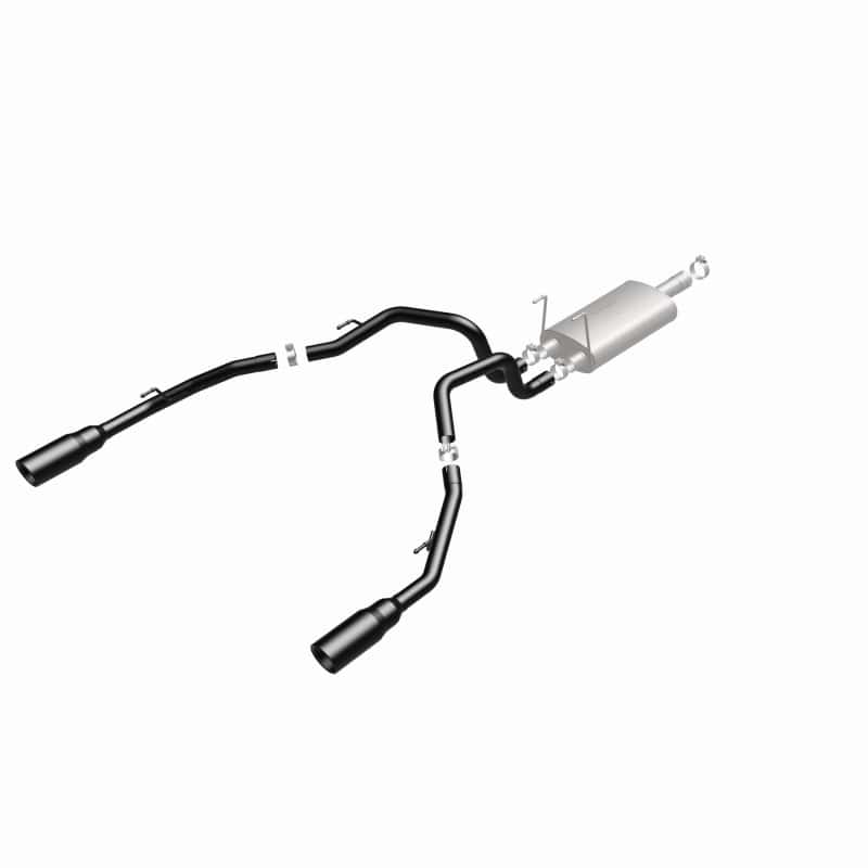Magnaflow — Magnaflow 09-15 Dodge Ram 1500 V8 Dual Spilt Rear Exit Black Stainless C/B Perf Exhaust
Cat-Back - view 1