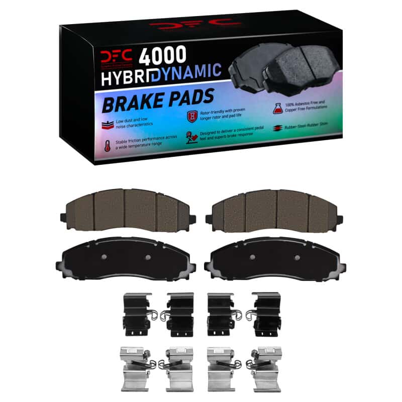 DFC — DFC 11-25 Ford F-350 Super Duty 4WD Rear 4000 HybriDynamic Brake Pads and Hardware Kit
DFC Brake Pad - view 2