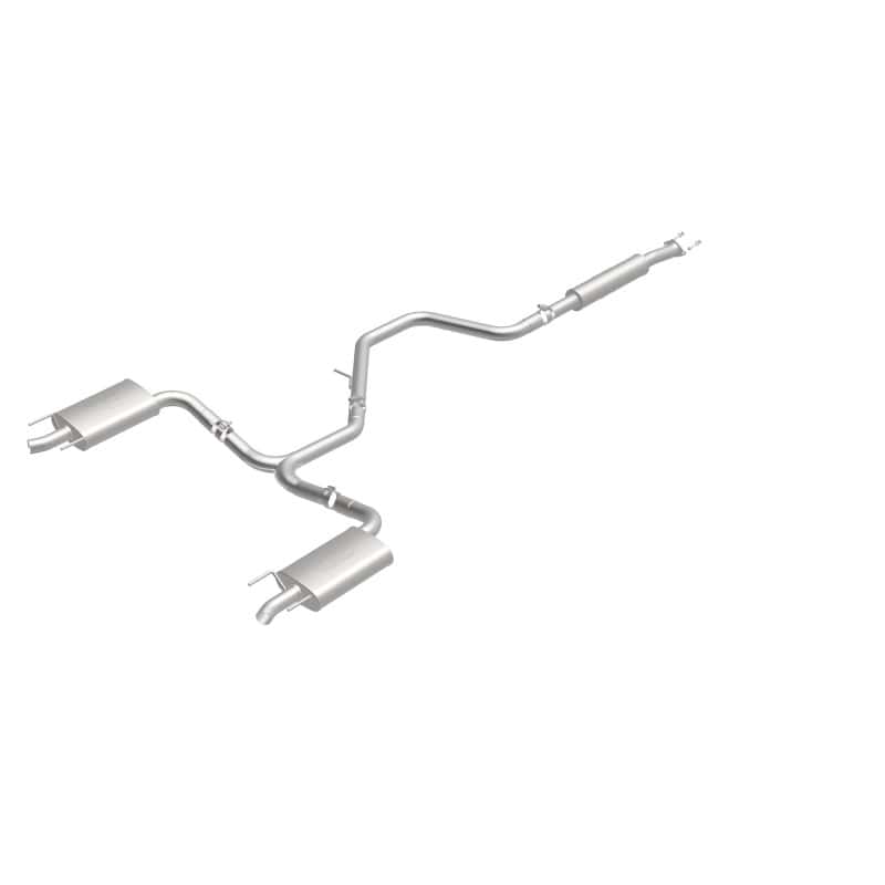 Magnaflow — MagnaFlow Cat-Back SS 2.25/2.5in Dual Split Rear Exit Polished 3in Tip 2015 Chev Impala 3.6L V6
Cat-Back - view 3