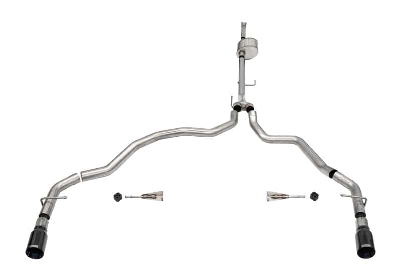 CORSA Performance — Corsa 2021-2025 Ford F-150 SuperCab/6.5in Bed 5.0L V8 Xtreme Cat-Back Dual Rear Exit-Black PVD
Exhaust - view 2
