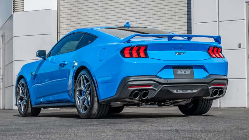 Borla — Borla 2024 Ford Mustang GT 5.0L V8 w/ Active Exhaust ATAK Cat-Back Exhaust System - Black Chrome
Cat-Back System - view 3