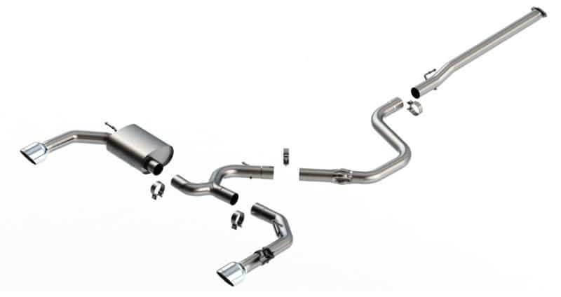 Borla — Borla 22-23 Hyundai Elantra N 2.0L 4 CYL. Turbo AT/MT ATAK Catback Exhaust Bright Chrome
Cat-Back System - view 2