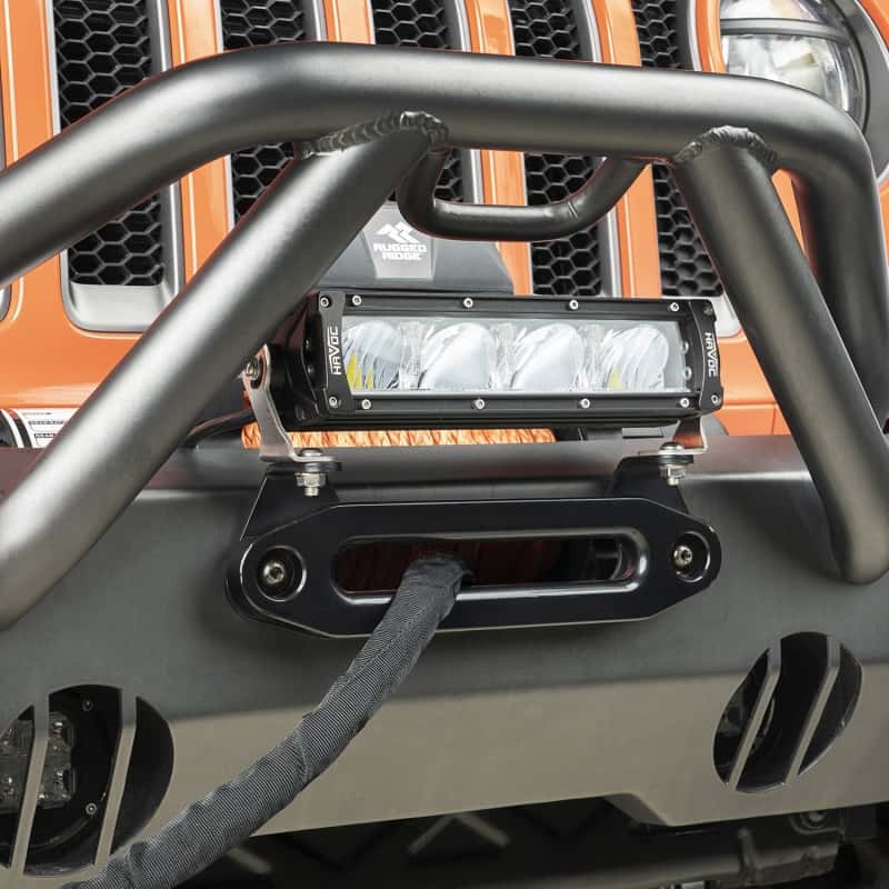 Rugged Ridge — Rugged Ridge Hawse Fairlead Light Mount Bracket
OFFROAD_RECOVERY
Light Bracket - view 4