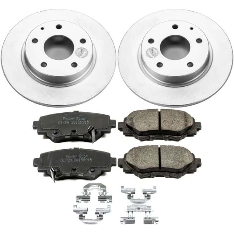 PowerStop — Power Stop 14-16 Mazda 3 Rear Z17 Evolution Geomet Coated Brake Kit - view 1