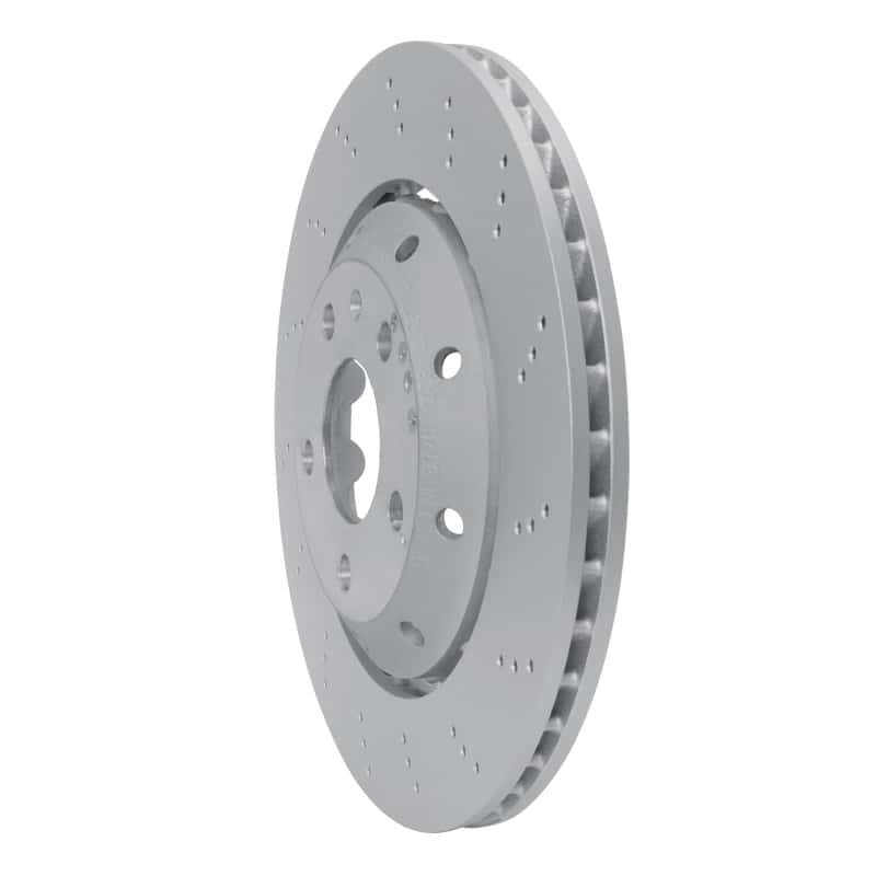 DFC — DFC 07-08 Audi RS4 Right Rear Drilled Hi-Carbon Alloy Geomet Coated Rotor
DFC Brake Rotor - view 2