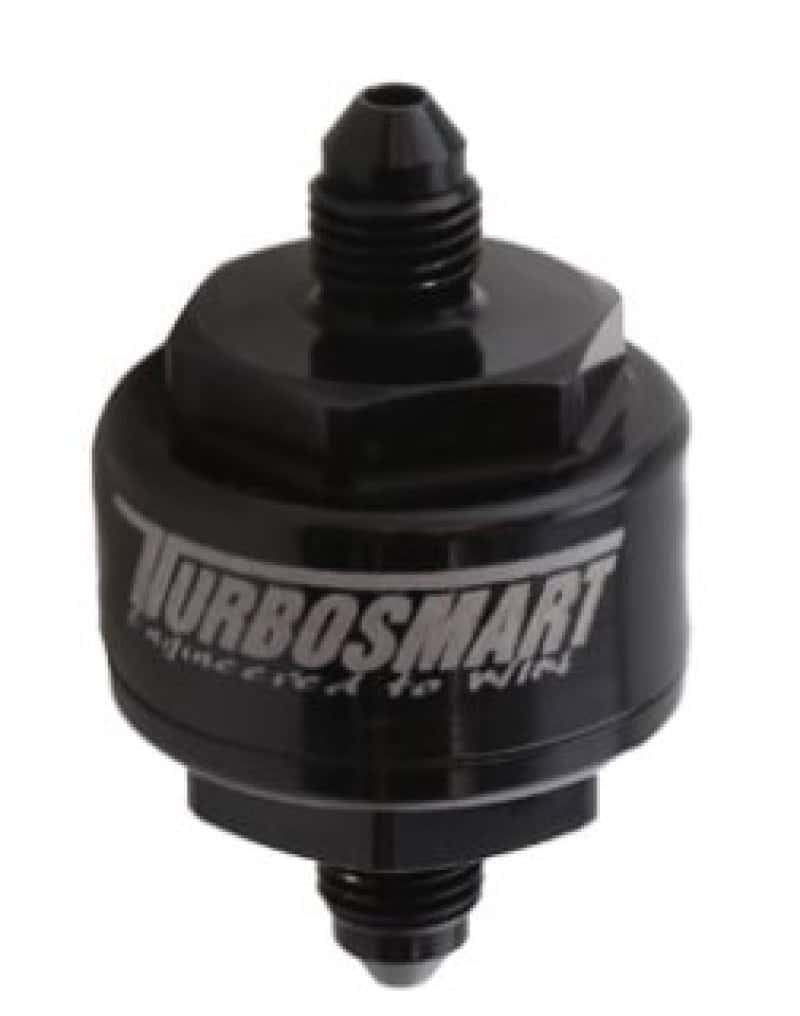 Turbosmart — Turbosmart Billet Turbo Oil Feed Filter w/44 Micron Pleated Disc -4AN Male Inlet - Black
Oil Feed Filter - view 2