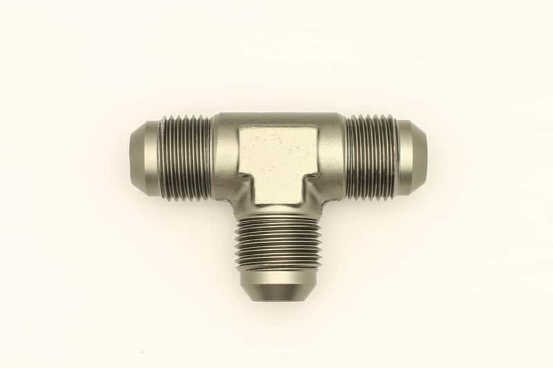 DeatschWerks — DeatschWerks 8AN Male Flare + 8AN Male Flare To 8AN Male Flare Tee Fitting
Plumbing - view 3
