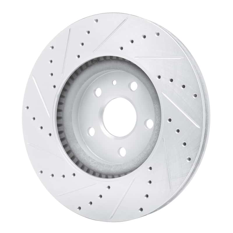 R1 Concepts — R1 13-19 Buick Regal Front Right Drilled & Slotted Silver Brake Rotor
R1 Brake Rotor Drill - view 4