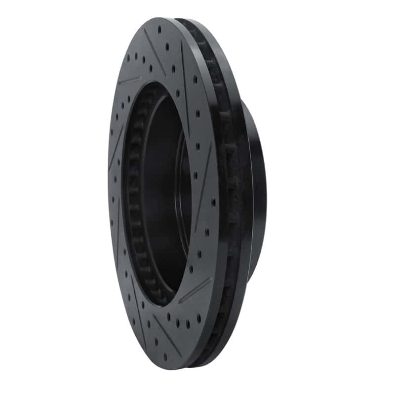 R1 Concepts — R1 94-96 Ford F-150 4WD Front Left Drilled & Slotted Black Brake Rotor
R1 Brake Rotor Drill - view 4