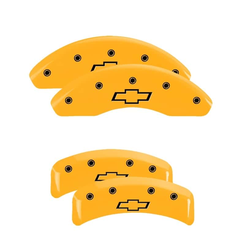 MGP — MGP 4 Caliper Covers Engraved Front & Rear Bowtie Yellow Finish Black Char 1997 Chevrolet Camaro
Caliper Covers - view 1
