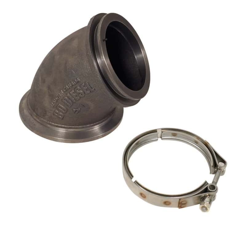 BD Diesel — BD Diesel 07.5-12 Dodge Cummins 6.7L Exhaust Elbow Turbo Cast
TURBO EXHAUST ELBOW
TChrgrOutletElbow - view 2
