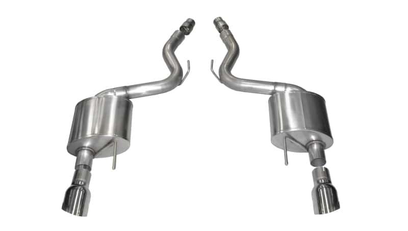 CORSA Performance — Corsa 2015-2017 Ford Mustang GT 5.0 3in Axle Back Exhaust Polish Dual 4.5in Tip Sport
Exhaust - view 1