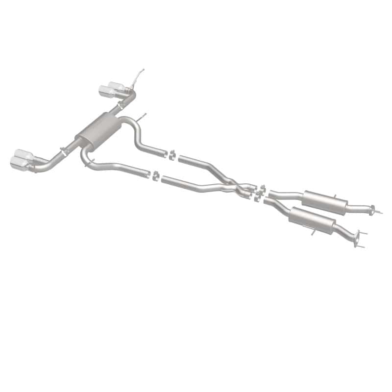 Magnaflow — MagnaFlow Cat Back, SS, 2.5in, Quad Split Polish 4in tip 14-15 Jeep Grand Cherokee 3.6L/5.7L V6/V8
Cat-Back - view 10