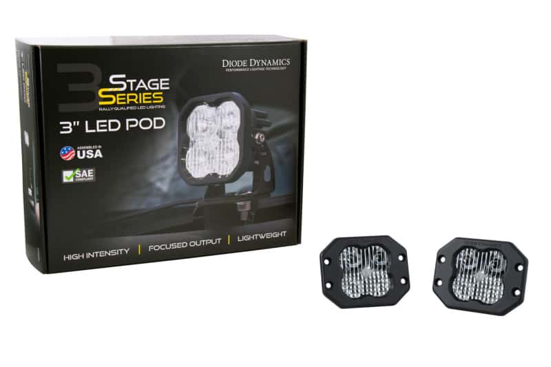 Diode Dynamics — Diode Dynamics SS3 Pro ABL - White Flood Flush (Pair) - view 4