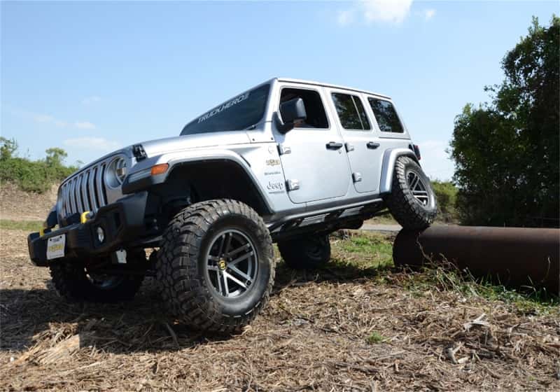 N-Fab — N-Fab Trail Slider Steps 07-17 Jeep Wrangler JK 4dr - SRW - Textured Black - view 3