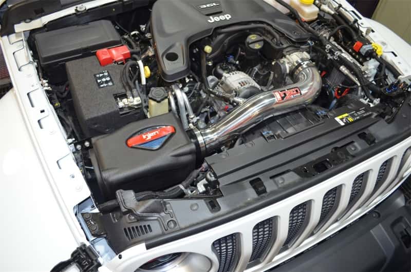 Injen — Injen 2018+ Jeep Wrangler JL V6-3.6L Polished Power-Flow Air Intake System
Short Ram Intake
Air Intake Kit - view 8