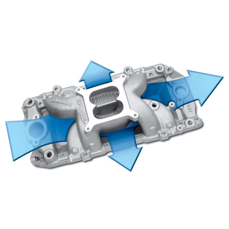 Edelbrock — Edelbrock B/B Chevy O-Port RPM Air-Gap Manifold
MANIFOLD - view 6