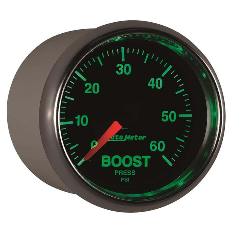 AutoMeter — Autometer GS 52mm 0-60 psi Mechanical Boost Gauge
2-1/16" BOOST, 0-60 - view 7
