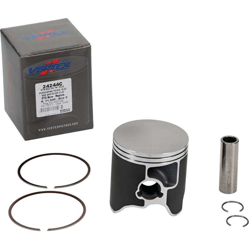 Vertex Pistons — Vertex Piston 2024 KTM 300 EXC 300cc Cast Replica Piston Kit - view 2