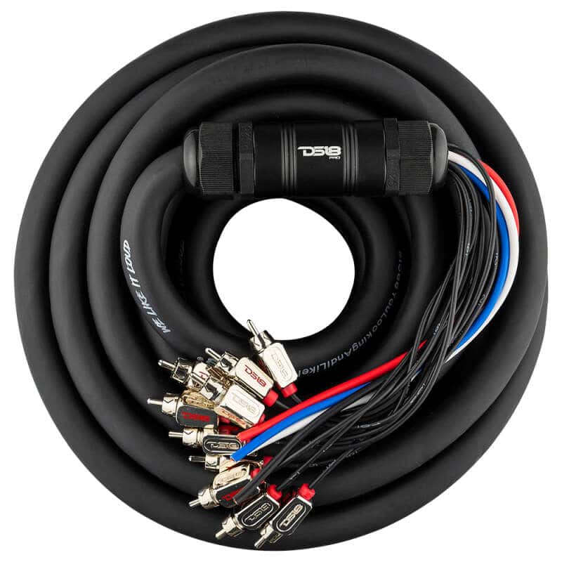 DS18 — DS18 Medusa Wire Pack 10 Channel RCA 4 x 12GA OFC Power Wire 50-Feet - view 5