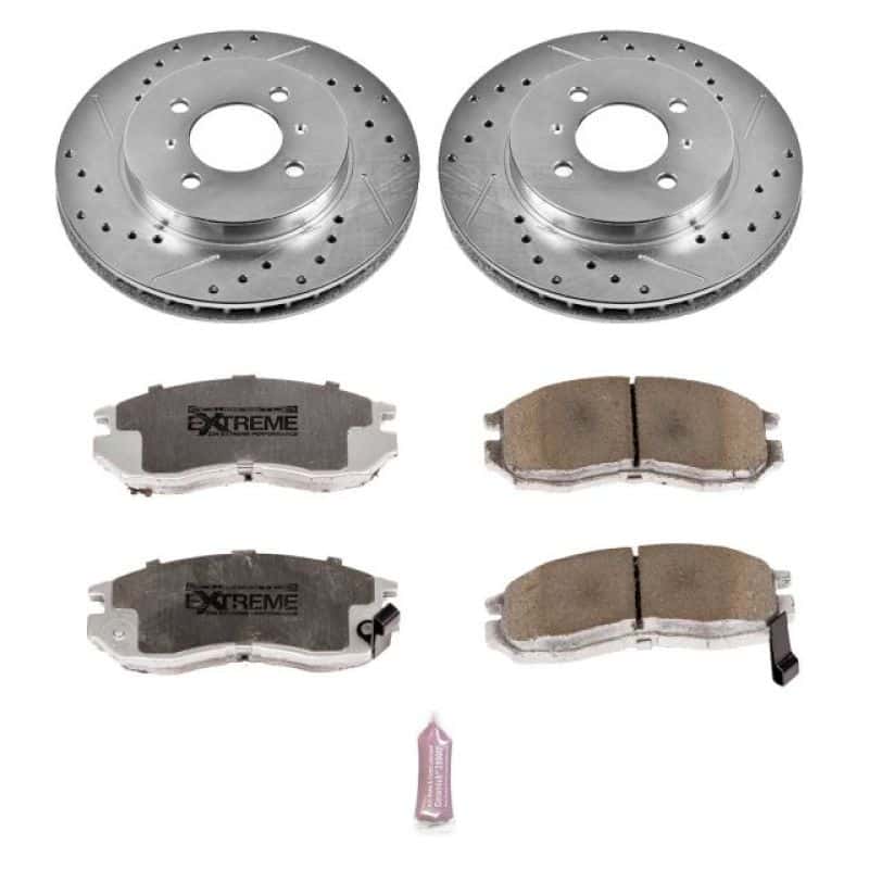 PowerStop — Power Stop 98-02 Mitsubishi Mirage Front Z26 Street Warrior Brake Kit - view 1
