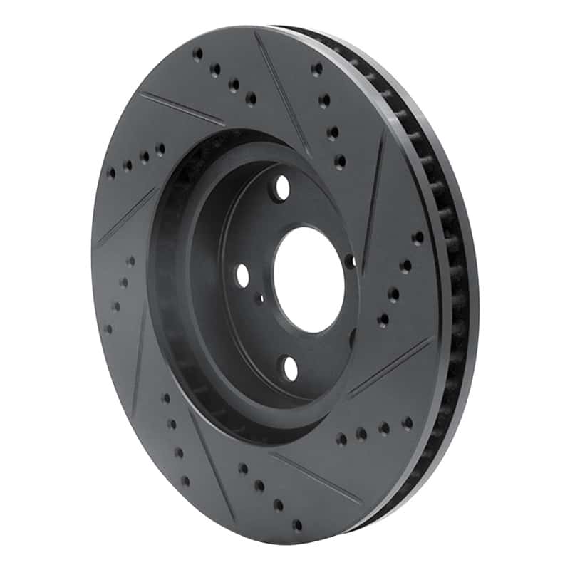 R1 Concepts — R1 06-15 Lexus GS300 Right Front Drilled & Slotted Black Brake Rotor
R1 Brake Rotor Drill - view 4