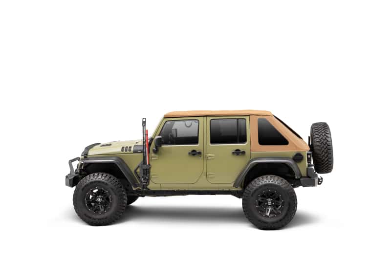 Go Rhino — Go Rhino 07-18 Jeep Wrangler JK/JKU Front Fender Jack Mount for Hi-Lift Jack - Tex. Blk
Jack Mount-Exterior - view 3