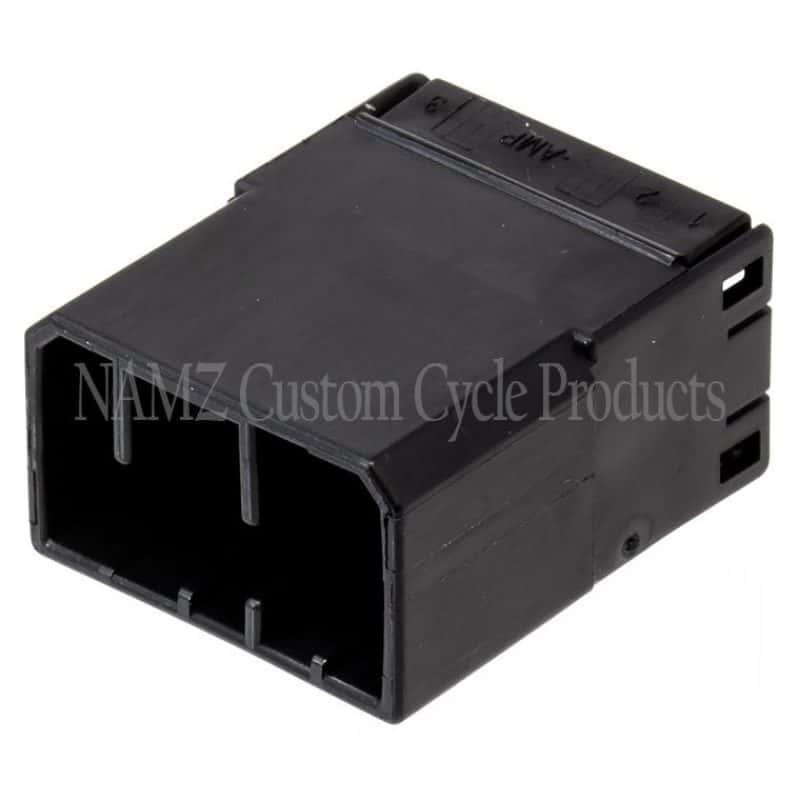 NAMZ — NAMZ AMP Multilock 8-Position Male Wire Cap Housing (HD 73108-96BK) - view 1