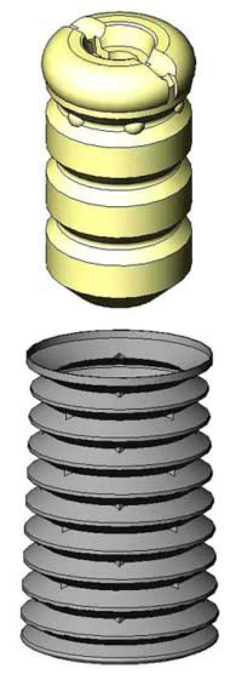 KYB — KYB Shocks & Struts Strut Boots Front MERCEDES BENZ 190 Series 1989-93 MERCEDES BENZ 260 Series 1987
Strut Boot - view 1