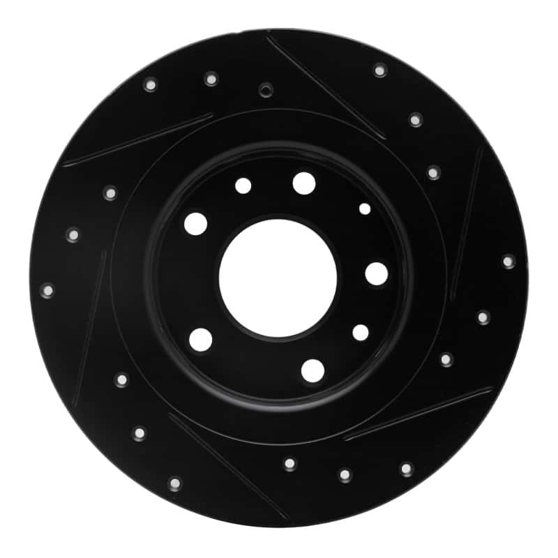 R1 Concepts — R1 16-18 Mazda CX-3 Rear Left Drilled & Slotted Black Brake Rotor
R1 Brake Rotor Drill - view 5