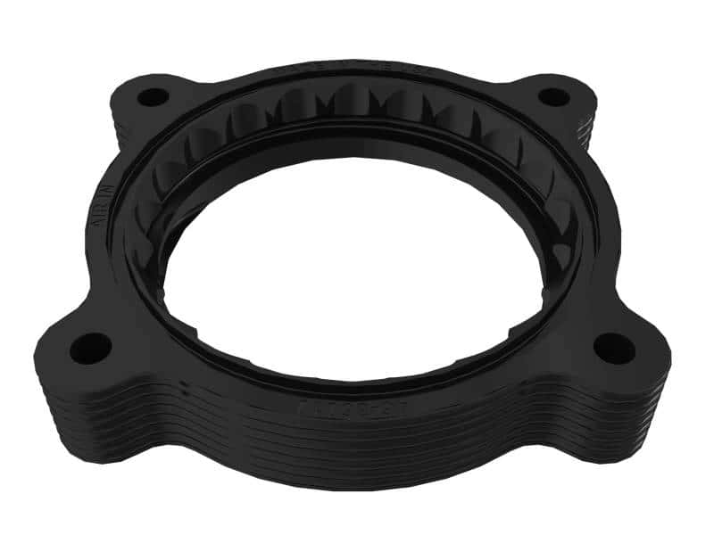 aFe — aFe Nissan Frontier 20-22 V6-3.8L Silver Bullet Throttle Body Spacer
Throttle Body Spacer - view 4