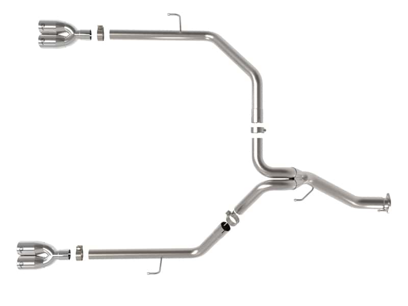 aFe — aFe Vulcan Series 3in 304SS Cat-Back 21 Jeep Gladiator V6-3.0L (td) - Dual Polished Tip
Cat-Back Exhaust - view 2