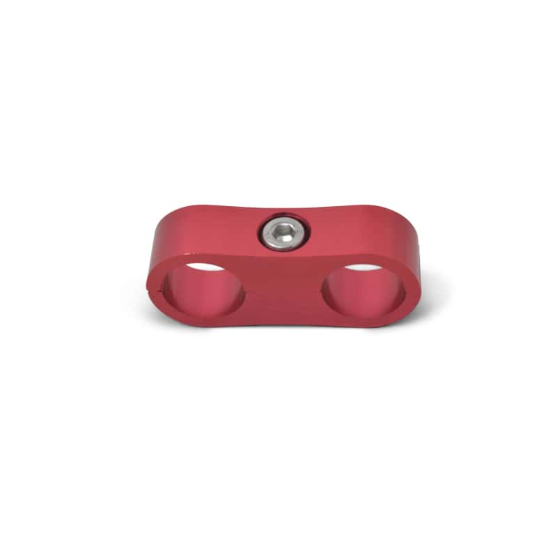 Russell — Russell Hose Separator For -10 Braided Hose Red Anodize (2 Pack) - view 4