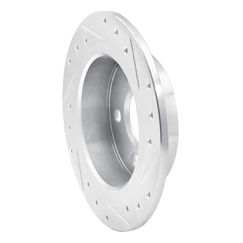 R1 Concepts — R1 14-24 Mini Cooper (Excl Clubman) Rear Left Drilled & Slotted Silver Brake Rotor
R1 Brake Rotor Drill - view 4